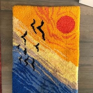 Boho sunbird hooked Wall art